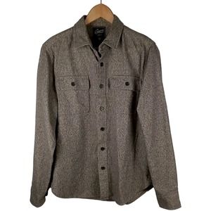Grayers Shacket Mens M Overshirt Pockets Button Up